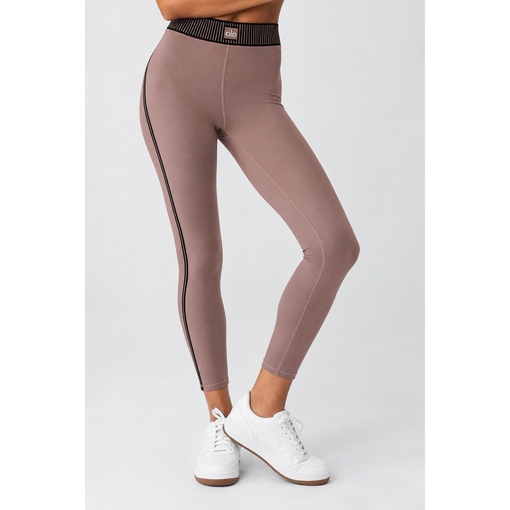 NWT ALO Airlift 7/8 Line Up Leggings | Smoky Quartz | Small